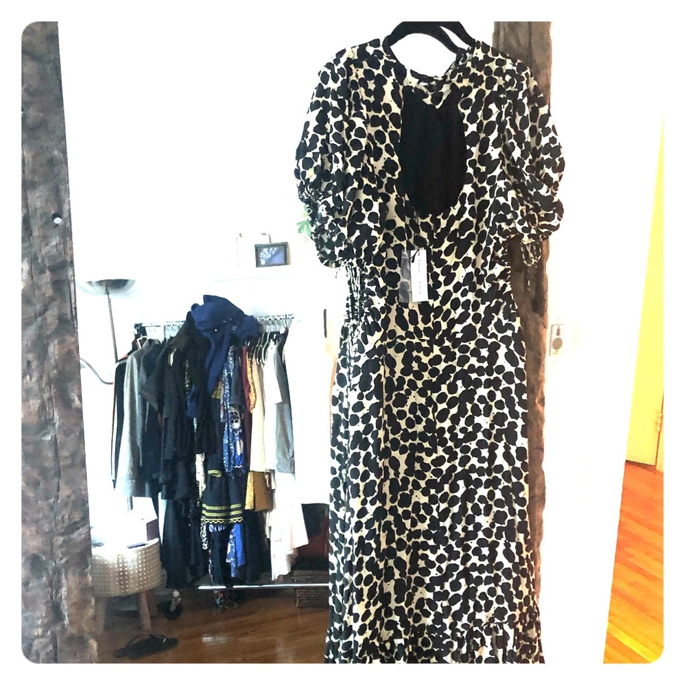 PROENZA SCHOULER
Crepe Painted Dot Cinched Dress